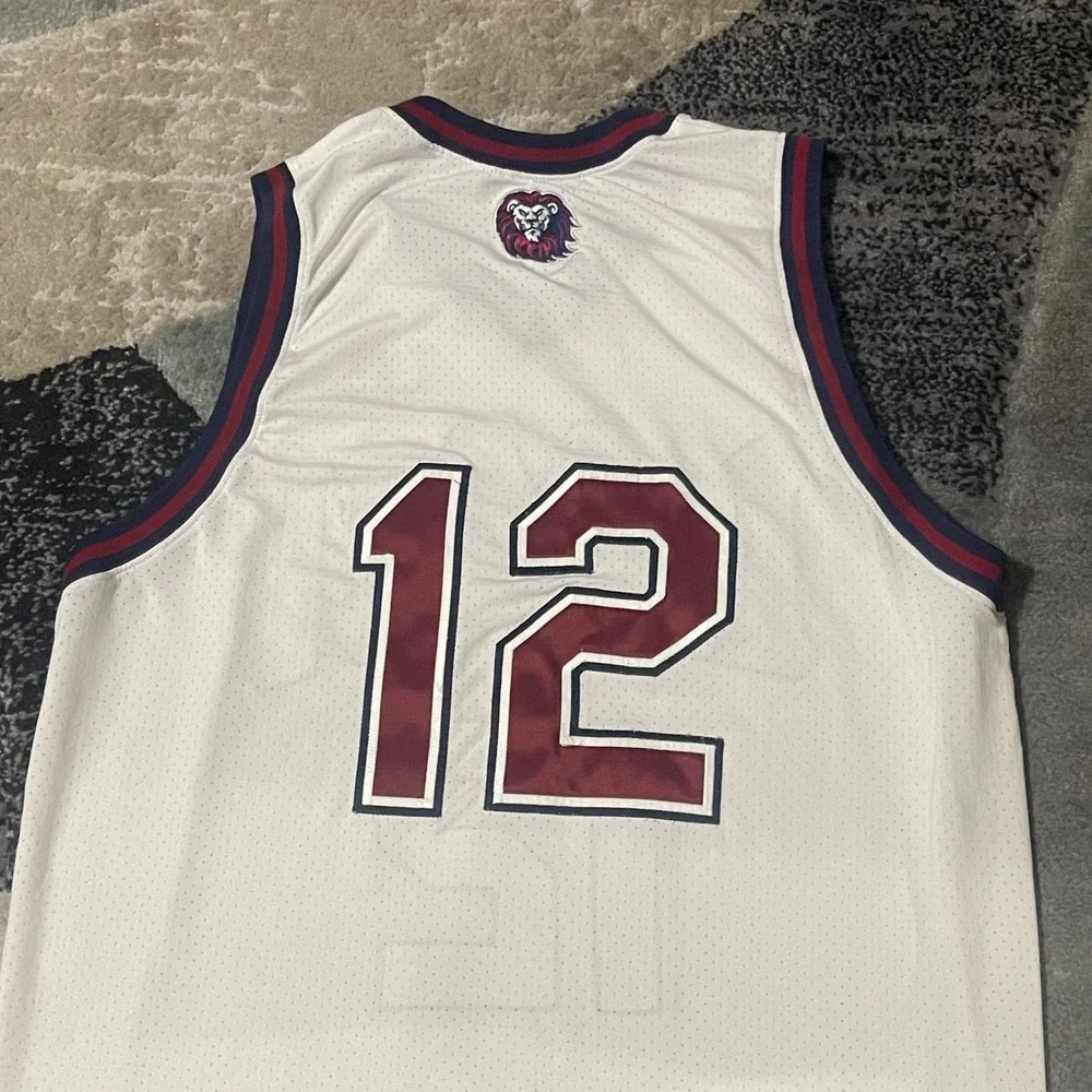 Adidas LMU Basketball Jersey Men XL White Loyola Marymount Lions NCAA Team Issue